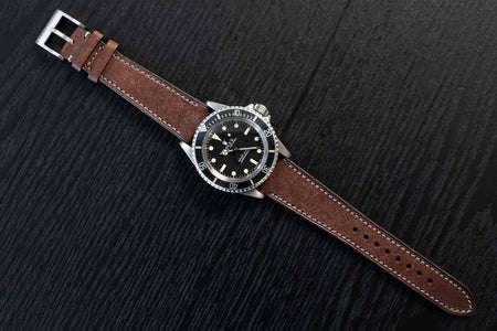 Martino Leather Strap - Dark Brown