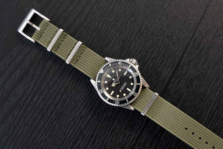 The Rib NATO Strap - Army Green